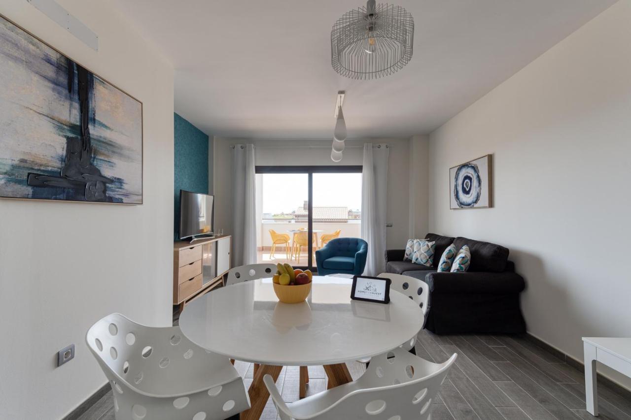 Homeforguest Apartamento En Residencia De Lujo Con Terraza Y Piscina La Guirra 外观 照片